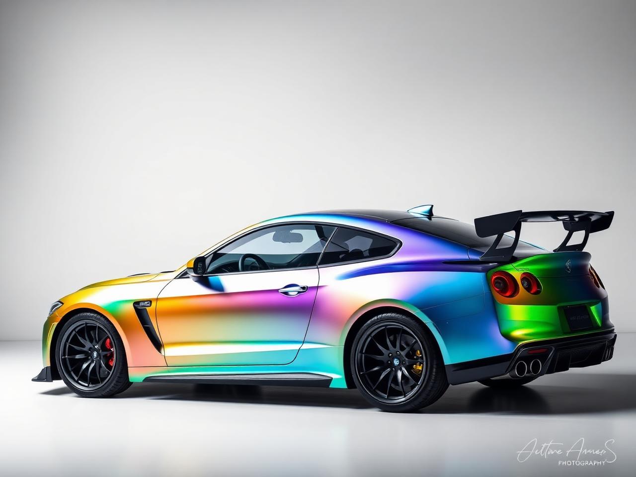 Iridescent color change